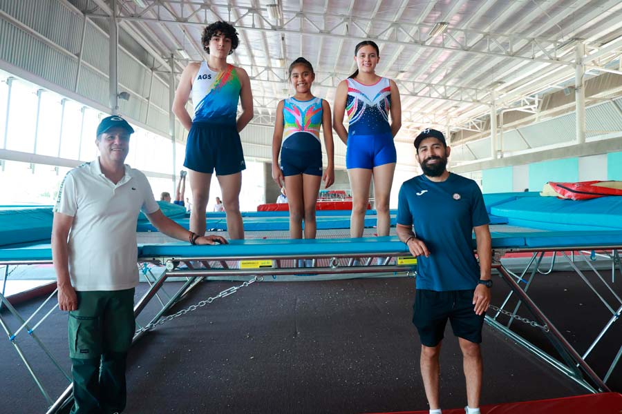 Aguascalientes presente en el Campeonato Mundial de Gimnasia de trampolín por edades