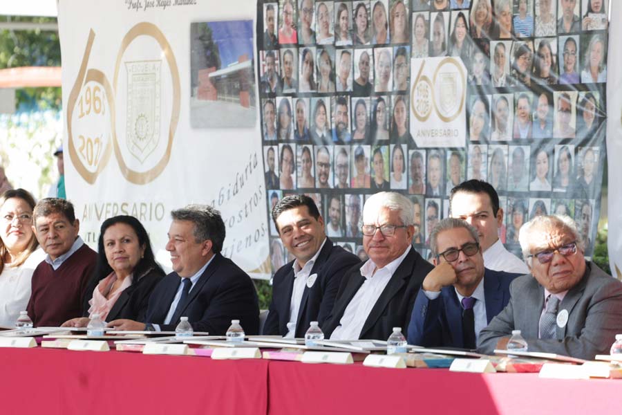 Encabeza leo montañez celebración del 60 aniversario de la secundaria técnica no.1 “José Reyes Martínez”