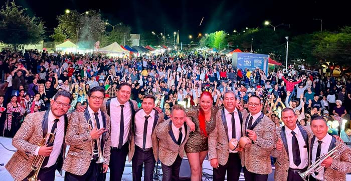 Gran cierre del Festival de Barrios 2025 con la presentación de Sonora Dinamita en Aguascalientes