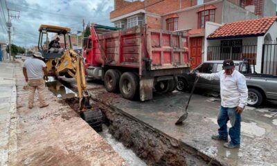 MIAA rehabilita alcantarillado en el fraccionamiento Versalles II