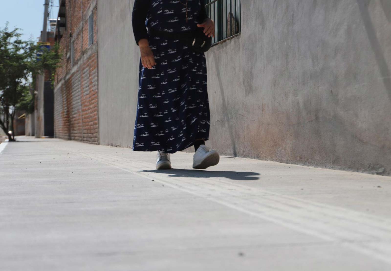 Promueve municipio de Aguascalientes la construcción de banquetas amplias para mejorar la movilidad peatonal