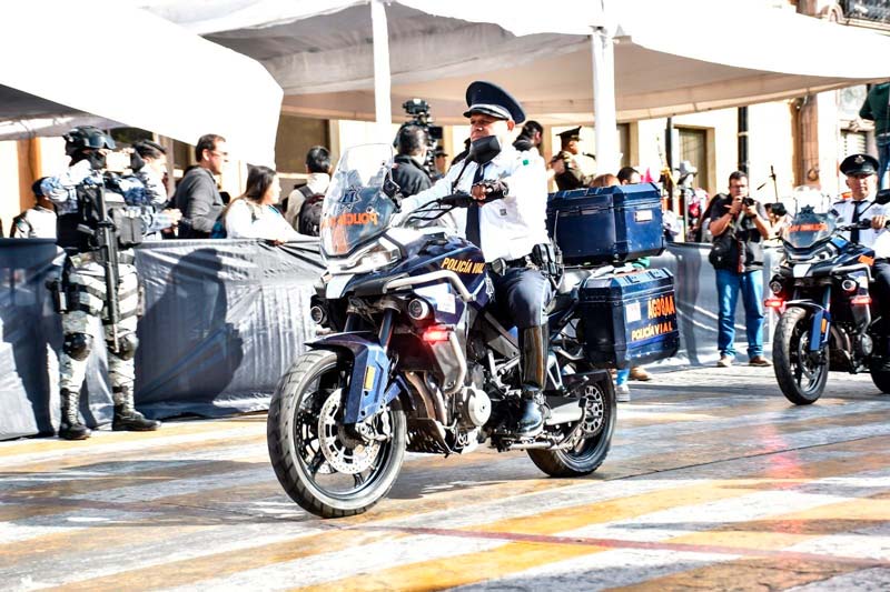 Desplegará policía municipal de Aguascalientes operativo en el desfile del CXV aniversario del inicio de la revolución mexicana