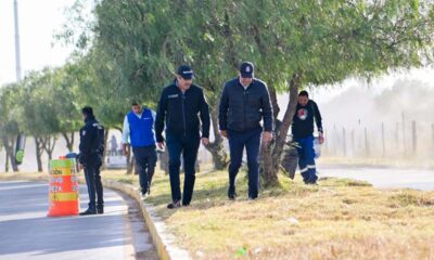 Encabeza Leo Montañez mega operativo de desmalezado en avenida Guadalupe González