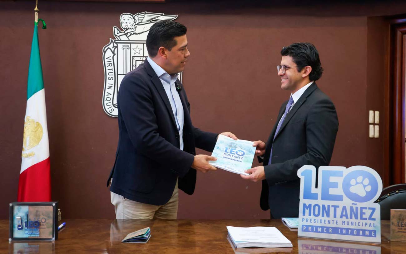 Entrega Leo Montañez primer informe 2024-2027
