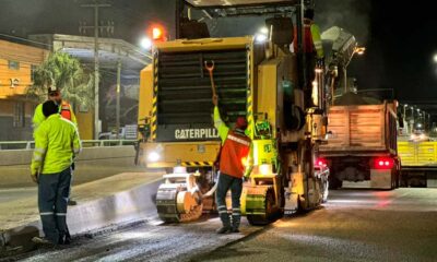 Inicia Municipio de Aguascalientes trabajos de rehabilitación en el puente superior de avenida de convención de 1914 norte