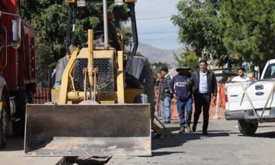 Supervisa Leo Montañez obra de rehabilitación sanitaria en el fraccionamiento Insurgentes