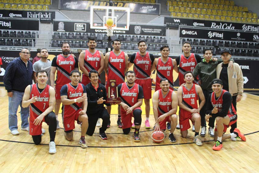 Zanahorias campeón de la Liga Nocturna de basquetbol en Aguascalientes