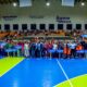 Jugadores de balonmano en la inauguración de la Liga Estatal de Handball 2026 Aguascalientes