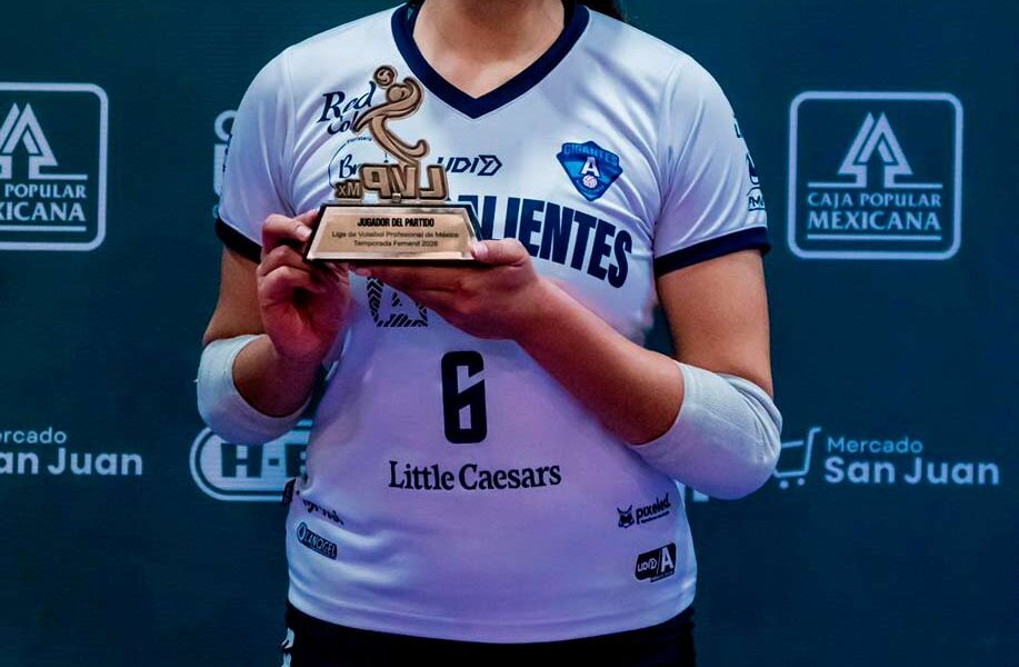 Abigail Nua: La MVP de Gigantes de Aguascalientes en el duelo que terminó en 5 sets ante Leonas