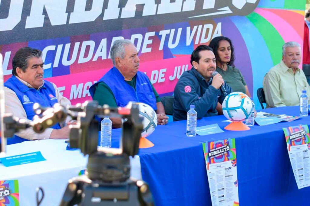 Presentación del torneo Mundialito en la Ciudad de tu Vida Aguascalientes 2026.