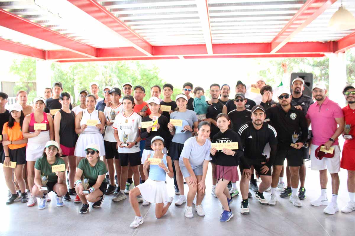 Definidos los campeones de la Copa Pulgas Pandas de Tenis 2026 en Aguascalientes