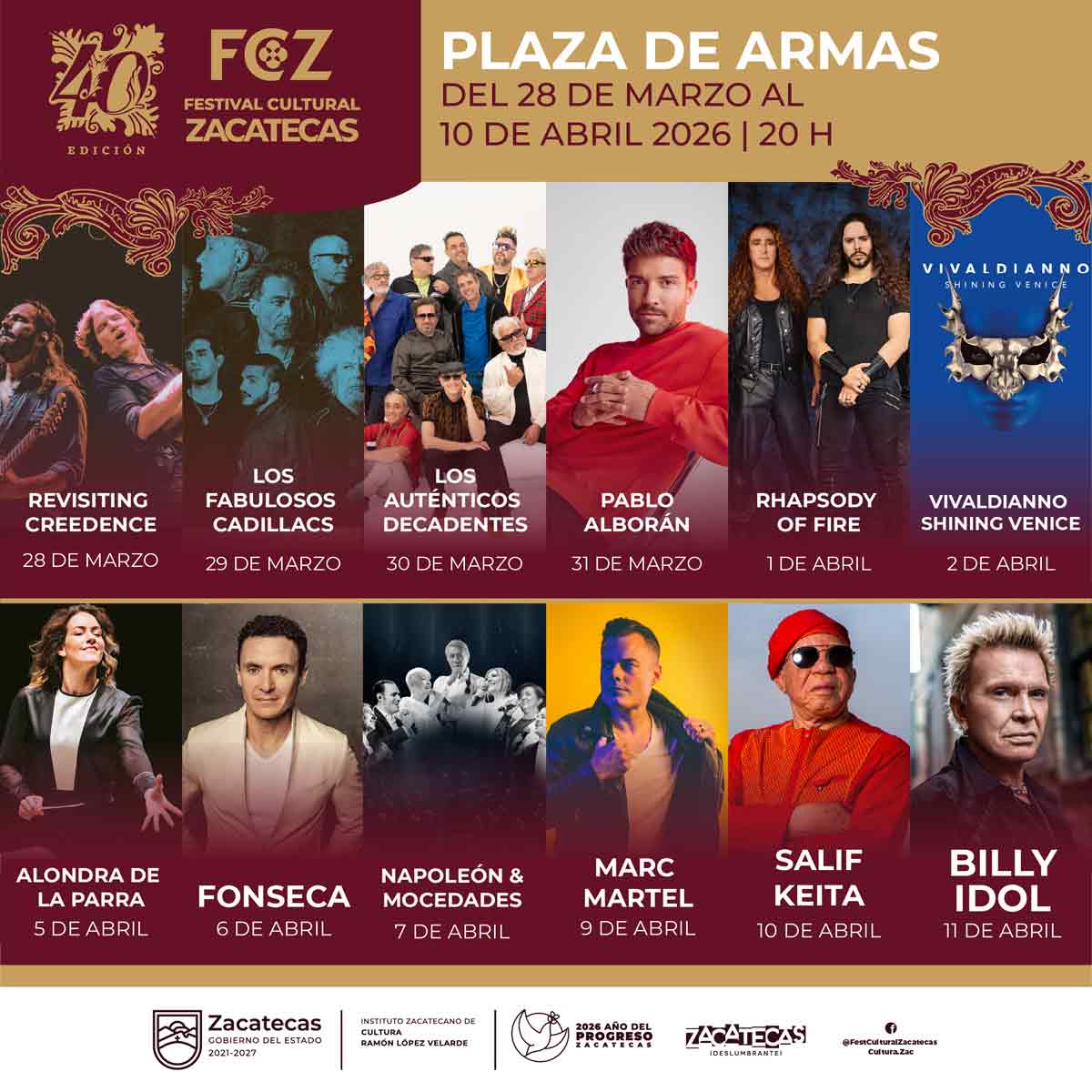 Festival Cultural Zacatecas 2026