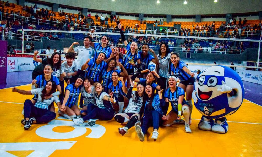 Gigantes de Aguascalientes vence a Guerreras de Puebla en un épico duelo de cinco sets en la LVP MX