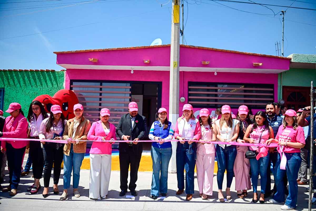 Tere Jiménez inaugura Casa Rosa en Cosío: Refuerzan apoyo a mujeres en Aguascalientes