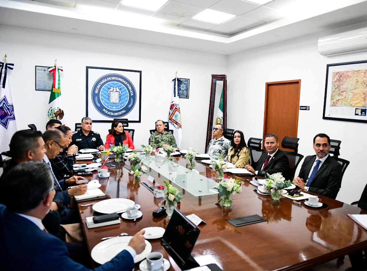 Tere Jiménez refuerza seguridad en Aguascalientes: Acuerdan nuevas estrategias de vigilancia y prevención