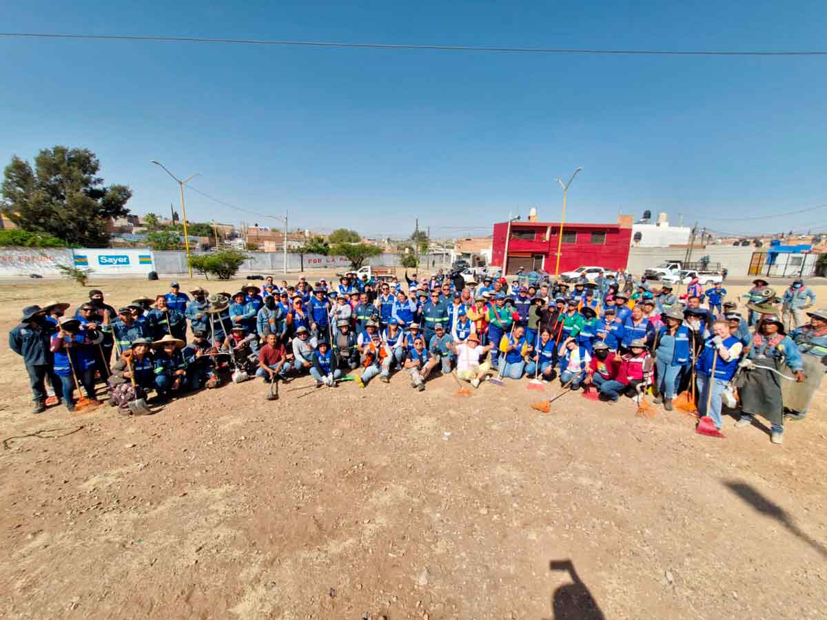 Aguascalientes transforma el Oriente: Mega operativo de limpieza beneficia a Mirador de las Culturas
