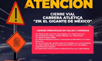 Cierres viales en Aguascalientes por el 21K "El Gigante de México": Rutas y horarios