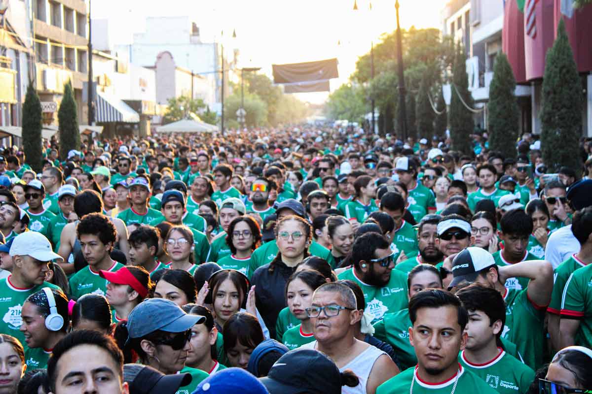 Éxito rotundo con más de 23 mil corredores en Aguascalientes 21K el Gigante de México