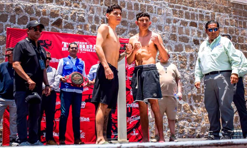 Función de Box "México Tierra de Victorias" en Aguascalientes: Superan pesaje oficial y definen cartelera