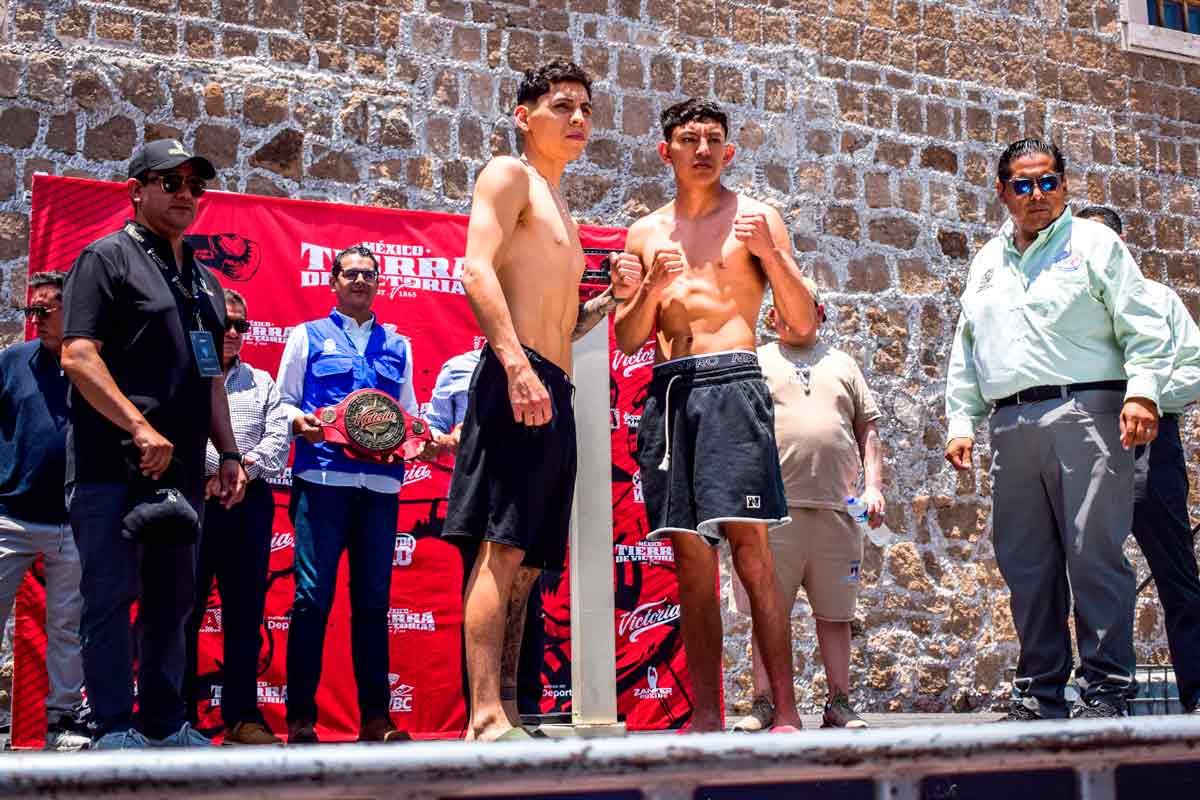 Función de Box "México Tierra de Victorias" en Aguascalientes: Superan pesaje oficial y definen cartelera