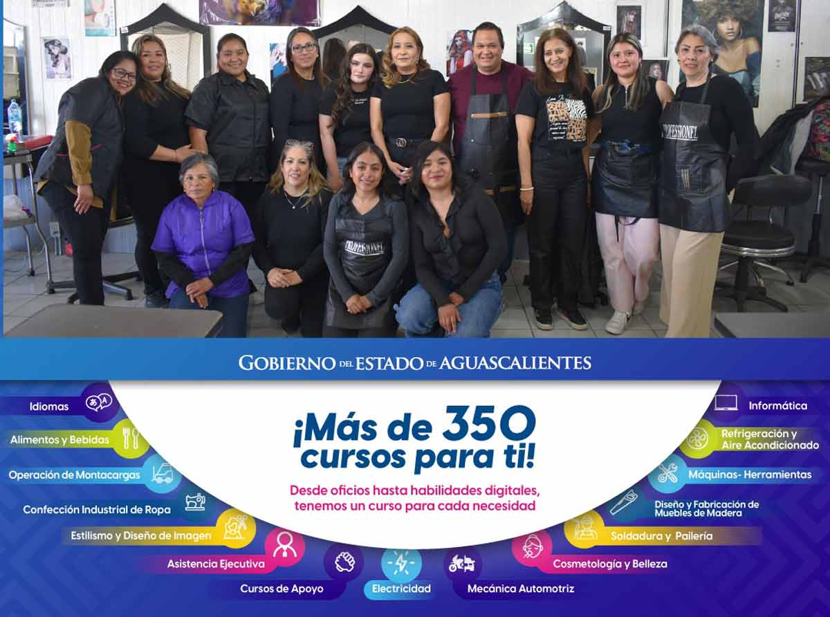 ICTEA abre inscripciones en Aguascalientes: Más de 350 cursos para aprender un oficio y emprender