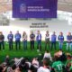 Leo Montañez inaugura nueva cancha de pasto sintético en la López Portillo