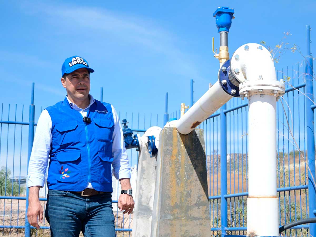 Leo Montañez intensifica rehabilitación de pozos de agua en Aguascalientes para garantizar el abasto