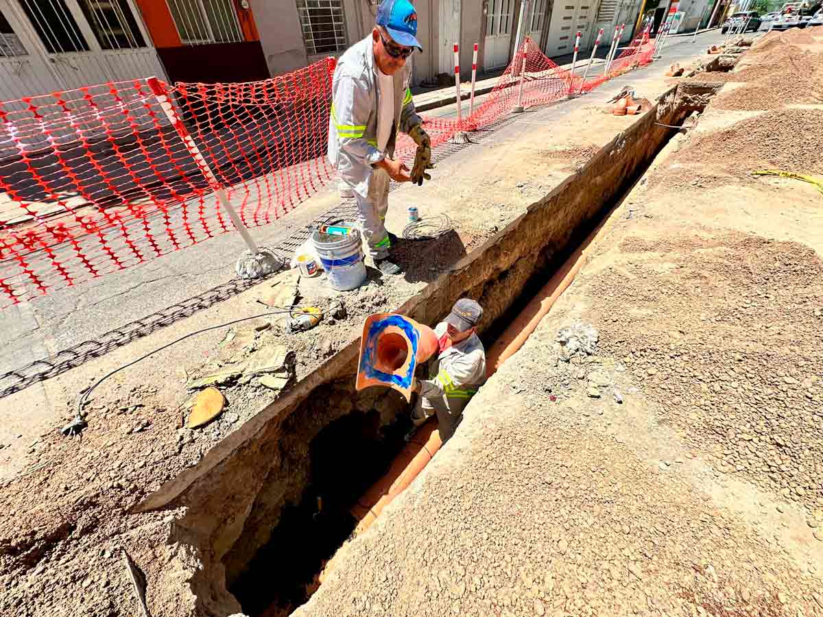 Leo Montañez moderniza red de alcantarillado en San Marcos para prevenir brotes sanitarios