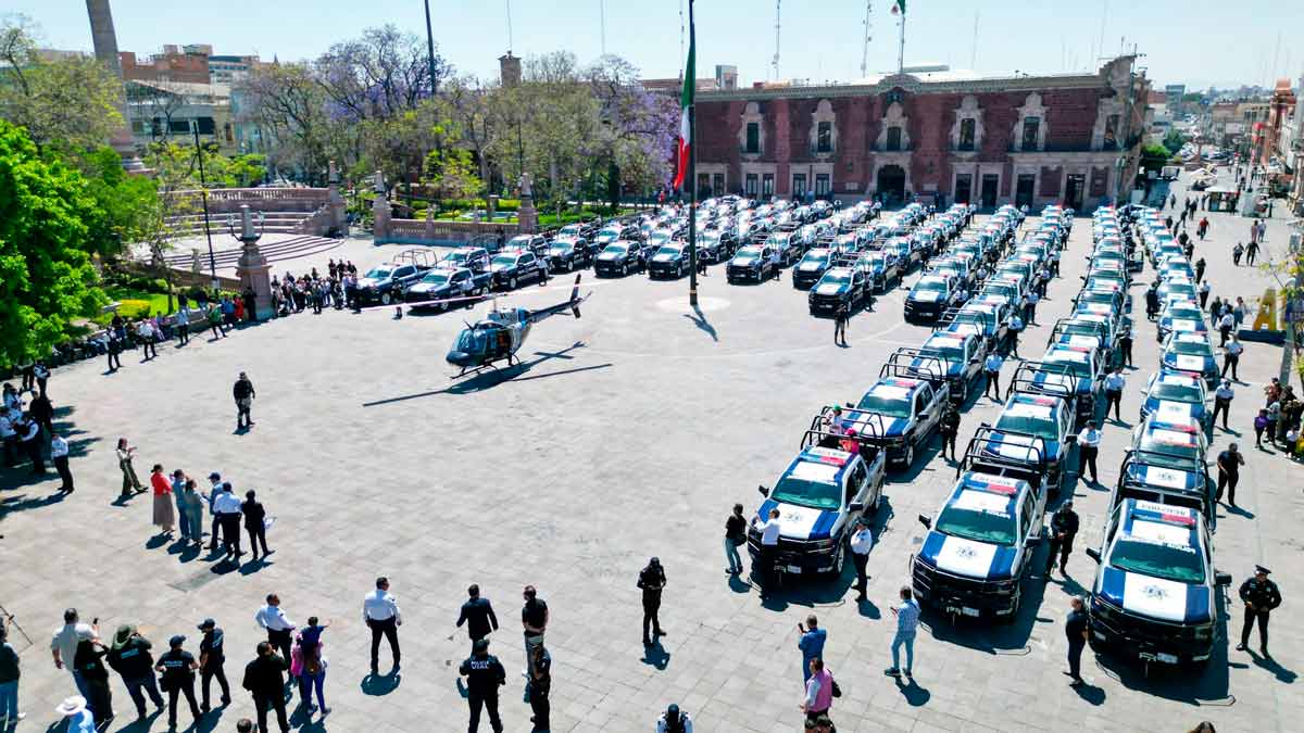 Leo Montañez refuerza la seguridad en Aguascalientes con 100 nuevas patrullas