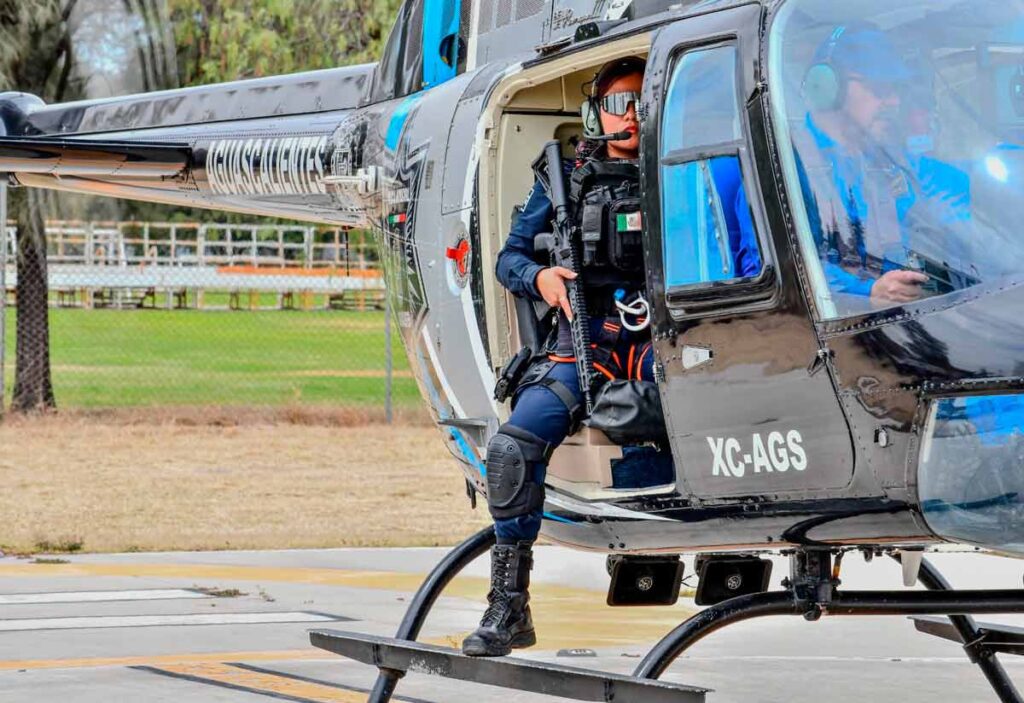 Leo Montañez refuerza seguridad en Aguascalientes con vigilancia aérea del "Halcón 1"
