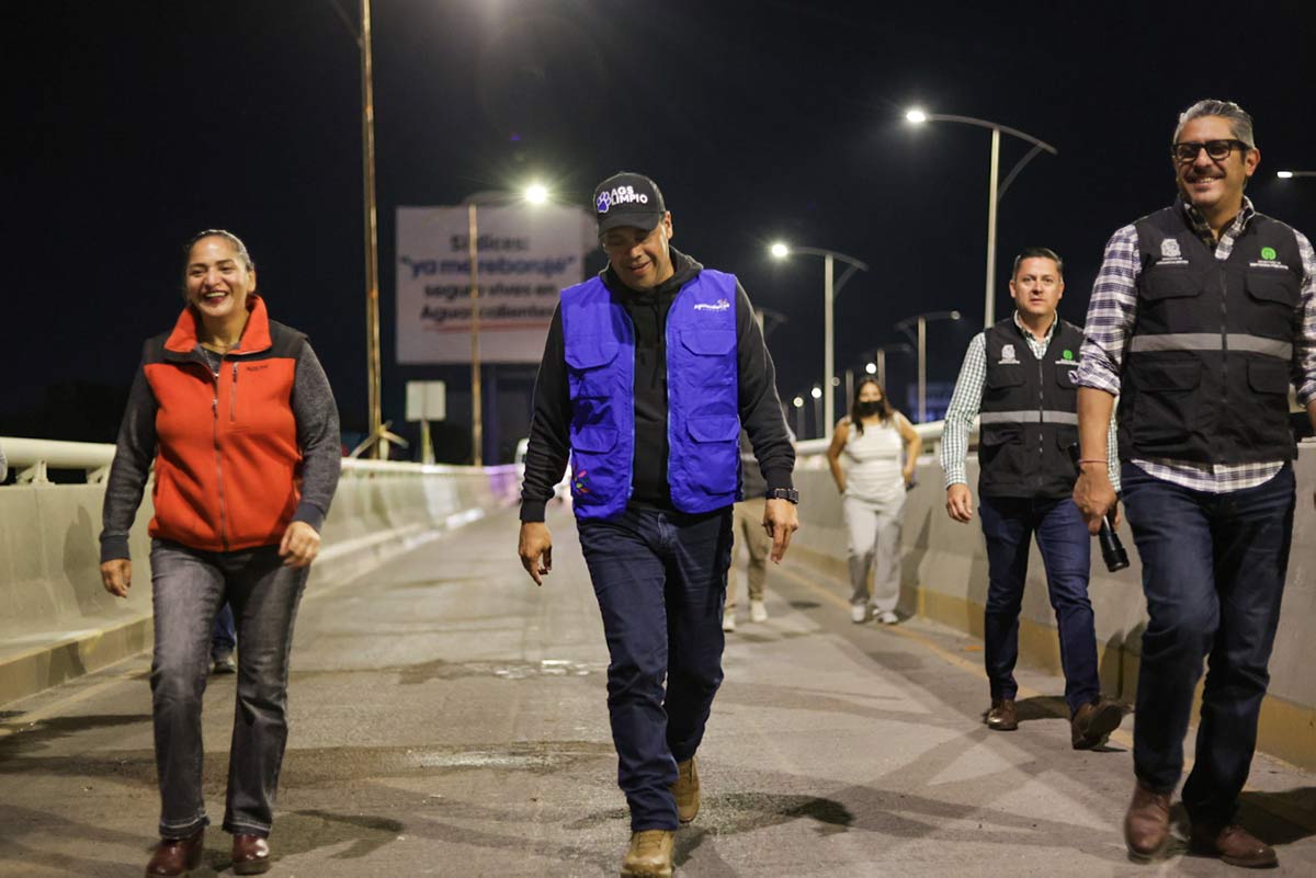 Leo Montañez supervisa mantenimiento integral y seguridad vial en el Segundo Anillo y Blvd. a Zacatecas
