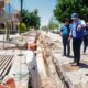 Leo Montañez supervisa rehabilitación de drenaje en Pilar Blanco