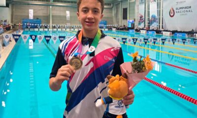 Aguascalientes brilla en Natación: Daniel Cardoso gana Oro en la Olimpiada Nacional 2026