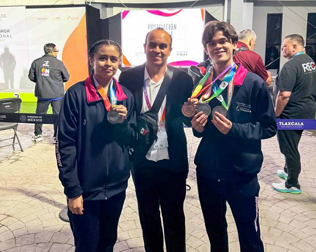 Aguascalientes gana cuatro medallas en el poomsae de la Olimpiada Nacional 2026