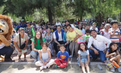 Leo Montañez encabeza festejos del Día de las Madres y del Niño en el Parque Colosio de Aguascalientes