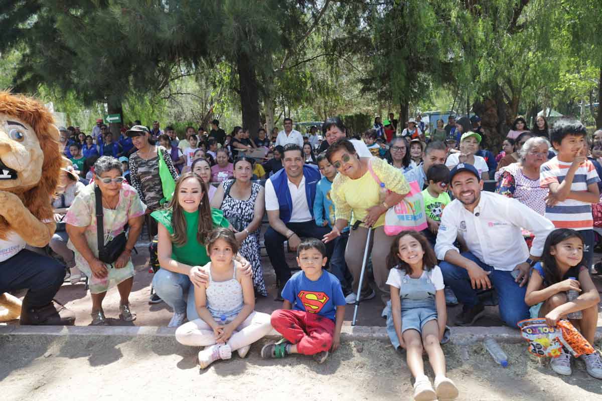 Leo Montañez encabeza festejos del Día de las Madres y del Niño en el Parque Colosio de Aguascalientes