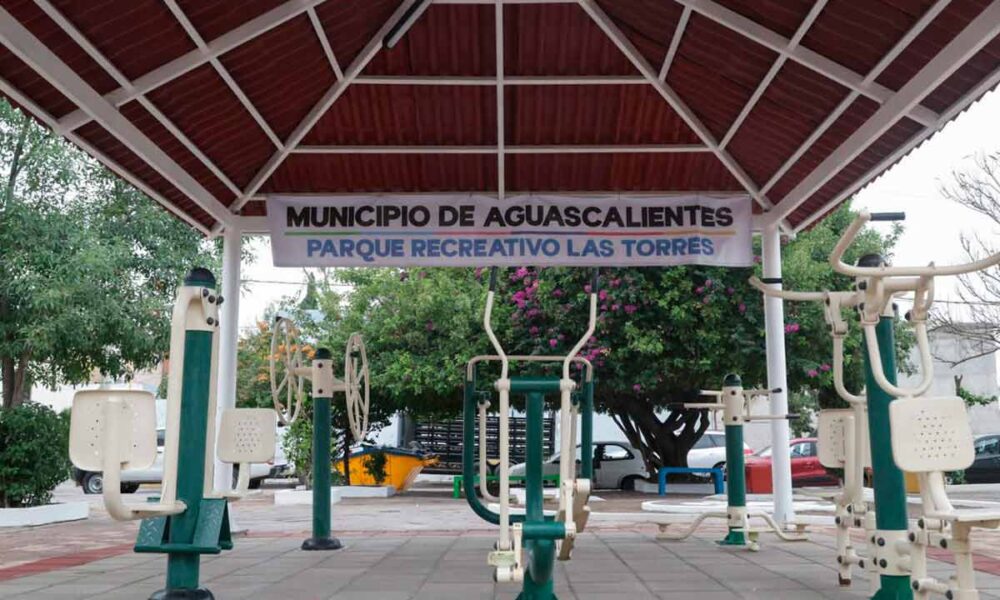 Leo Montañez entrega rehabilitación del Parque Las Torres en Aguascalientes: una obra del Presupuesto Participativo