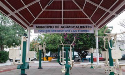 Leo Montañez entrega rehabilitación del Parque Las Torres en Aguascalientes: una obra del Presupuesto Participativo