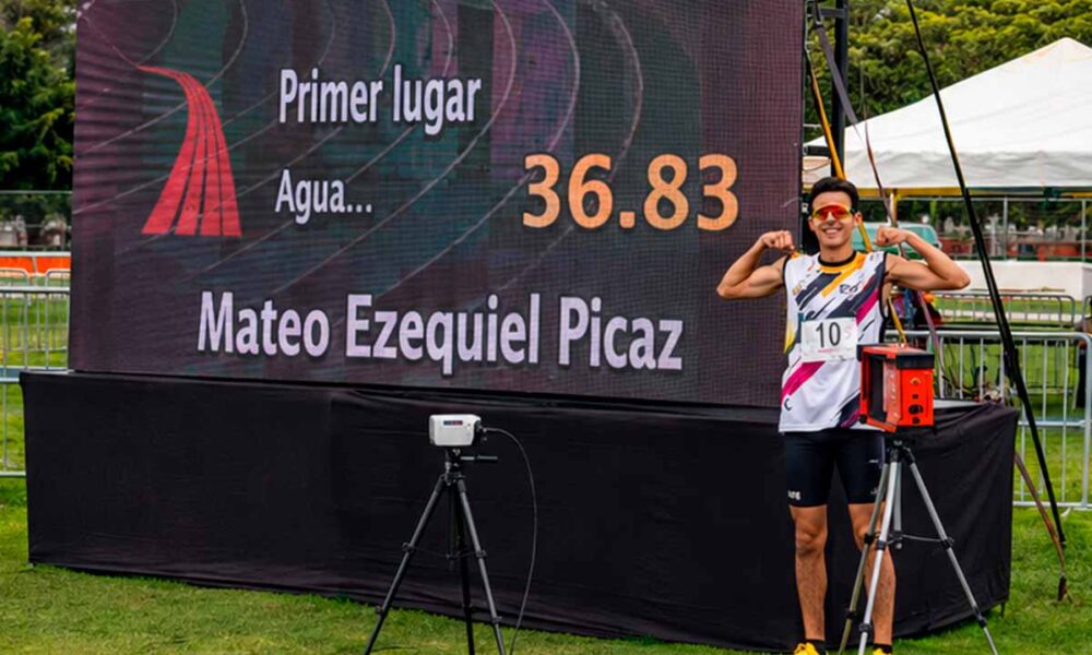 Mateo Picazo gana doble oro y récord en Olimpiada Nacional 2026