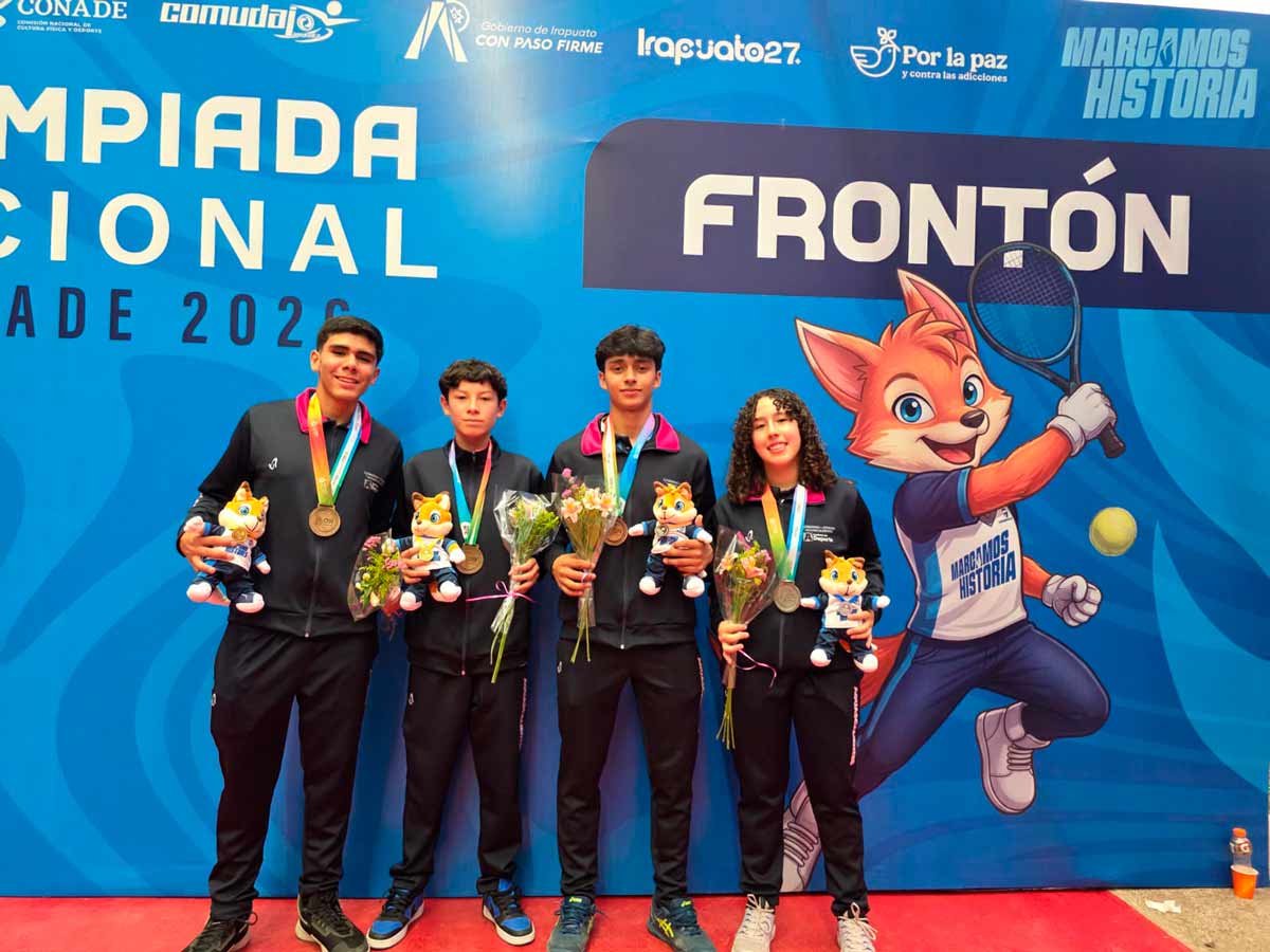 Olimpiada Nacional 2026: Aguascalientes gana medallas en frontón