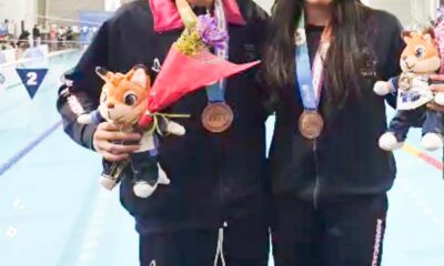 Olimpiada Nacional 2026, Natación Aguascalientes, Deporte Hidrocálido, Medallero Nacional, Sara Abigail Martínez, Leonel Edrei Fernández