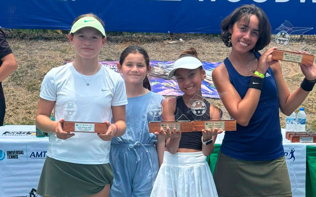 Tenistas de Pulgas Pandas brillan en el Nacional G2 de Manzanillo