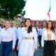 Tere Jiménez encabeza desfile del 1° de mayo en Aguascalientes