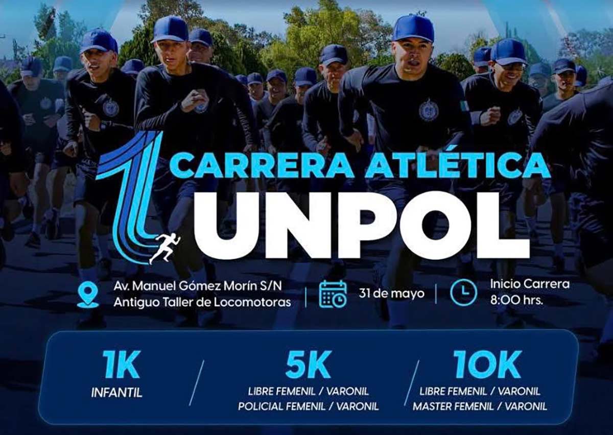 UNPOL Aguascalientes lanza su 1ra Carrera Atlética 2026: Inscripciones Categorías y Ruta