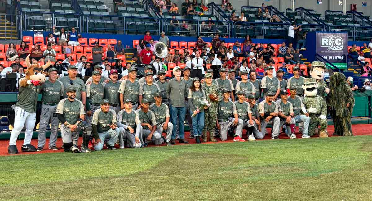 Decimocuarta Zona Militar vence a Leyendas de Rieleros