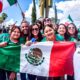 Afición de Aguascalientes celebra victoria de México ante Sudáfrica