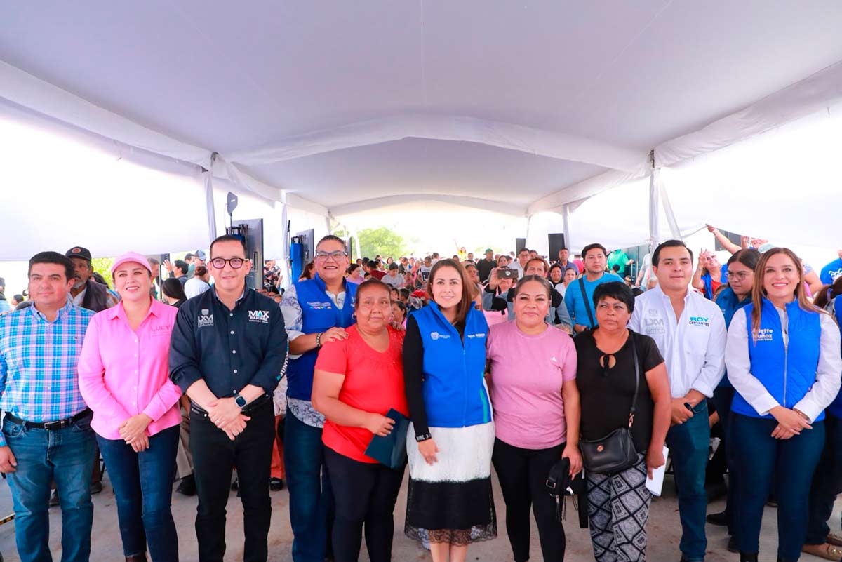 Invierten 10.9 MDP en pavimentación de calle en Palomino Dena