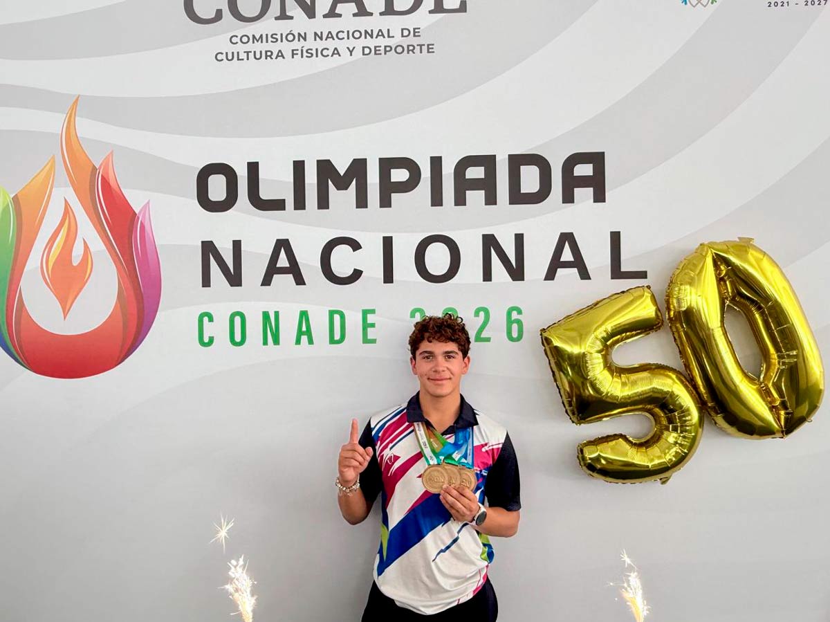 Patinaje de velocidad: Oro 50 histórico para Aguascalientes en la Olimpiada Nacional