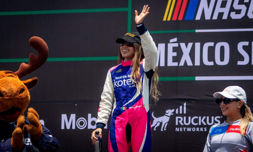 Regina Sirvent busca victoria en NASCAR Aguascalientes